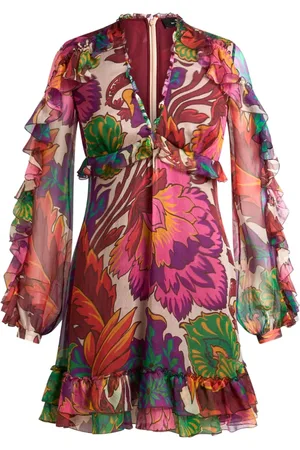 Etro Vestido corto con estampado floral