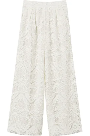 Twin-Set Pantalones de encaje