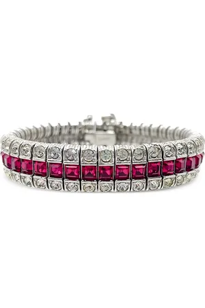 JENNIFER GIBSON JEWELLERY Pulsera Art Deco de x Ciner 1960