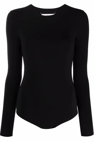 Maison Margiela Body tipo jersey con manga larga