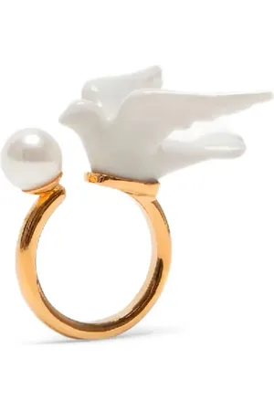 ANDRES GALLARDO Anillo con detalle de paloma