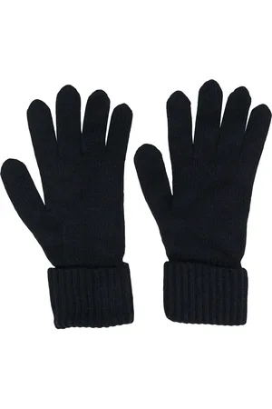 N.PEAL Guantes de punto de canalé