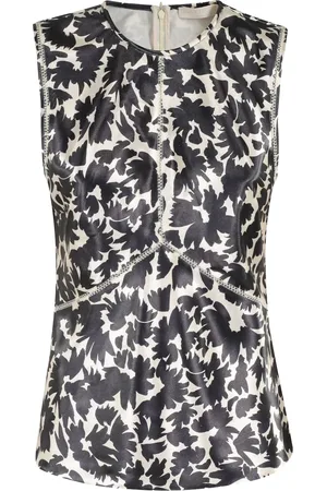 ULLA JOHNSON Top Raven con estampado floral