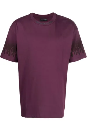 Vision Of Super Camiseta con llamas estampadas