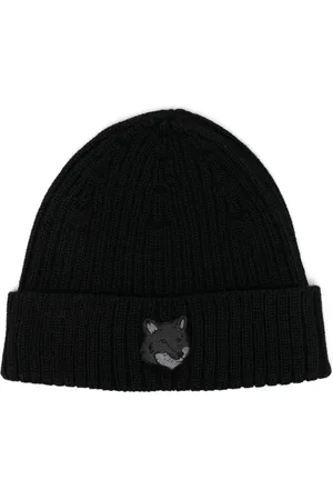 Maison Kitsuné Bold Fox head patch beanie