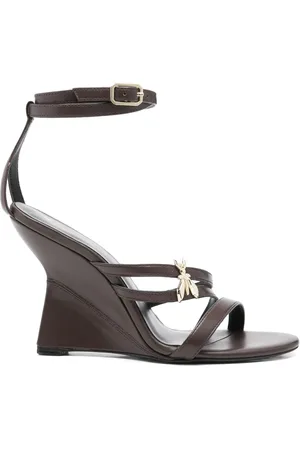 Patrizia Pepe Sandalias de piel con tacón de 90 mm