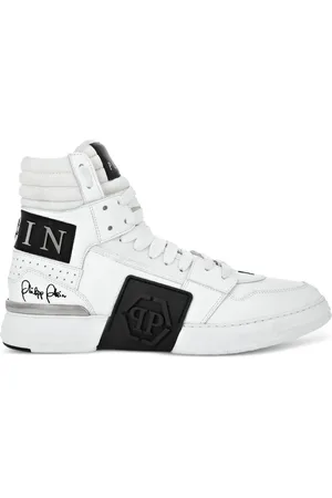 Philipp Plein Zapatillas altas con parche del logo