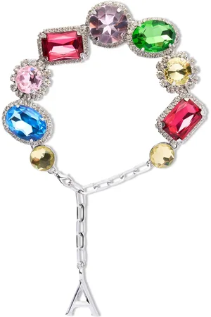 AREA Collar con aplique de cristales
