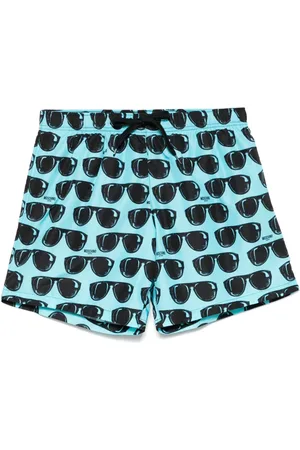 Moschino Bañador con gafas de sol estampadas