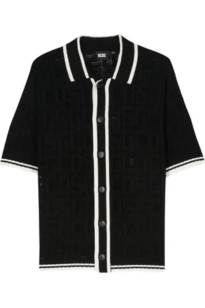GCDS Camisa de ganchillo