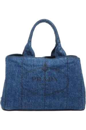 Prada Bolso shopper Canapa Denim M 2000-2020
