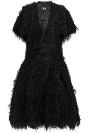 Comme des Garçons Vestido de pelo artificial