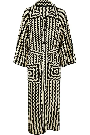 By Malene Birger Abrigo Dina con motivo geométrico