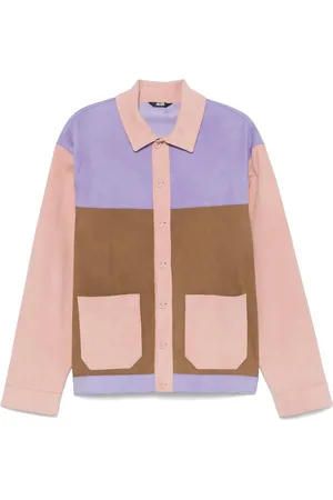 GCDS Sobrecamisa con diseño colour block
