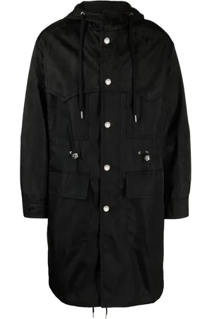 VERSACE Parka Barocco Silhouette en jacquard