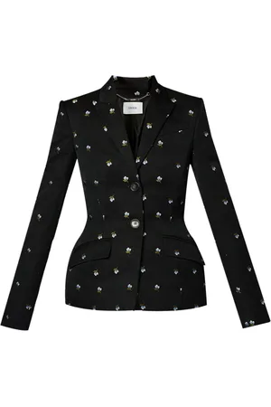 Erdem Blazer de vestir con motivo floral en jacquard