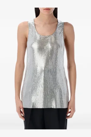 JUNYA WATANABE Top con aplique de lentejuelas