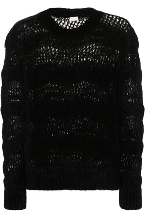 Saint Laurent Jersey con cuello redondo