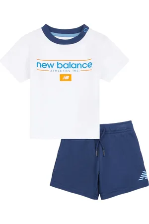 New Balance Set de pantalones cortos con logo estampado