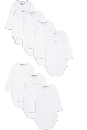 BONPOINT Pack de siete bodies bordados