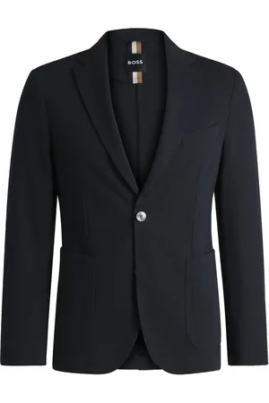 HUGO BOSS Blazer de mezcla de algodón