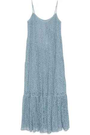 Michael Kors Slip dress con encaje floral