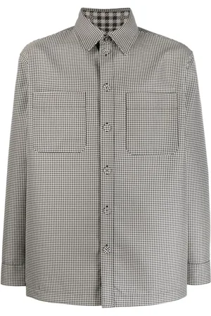 Fendi Chaqueta reversible con motivo pied de poule