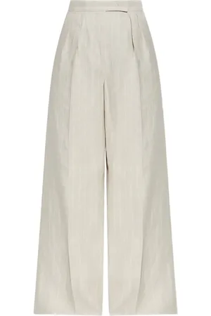Max Mara Pantalones anchos con pinzas