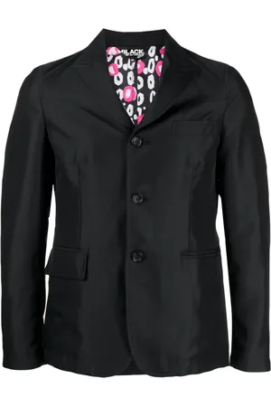 Comme des Garçons Blazer con acabado brillante