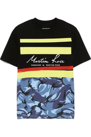 MARTINE ROSE Camiseta con motivo en el pecho