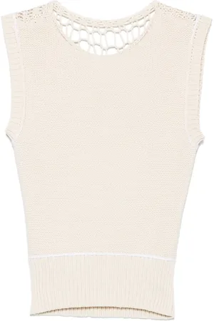 Maison Margiela Top de punto flojo