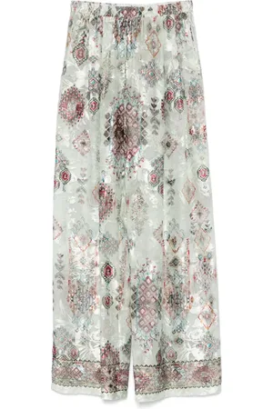 ERMANNO SCERVINO Pantalones con estampado gráfico