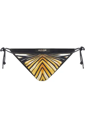 Roberto Cavalli Bragas de bikini con estampado Ray of Gold