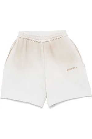 CULTURA Bermudas con logo bordado