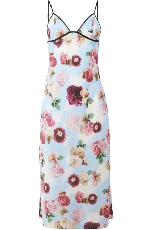 FLEUR DU MAL Vestido midi con estampado Dream of Fleur