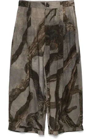 ZIGGY CHEN Pantalones con estampado gráfico