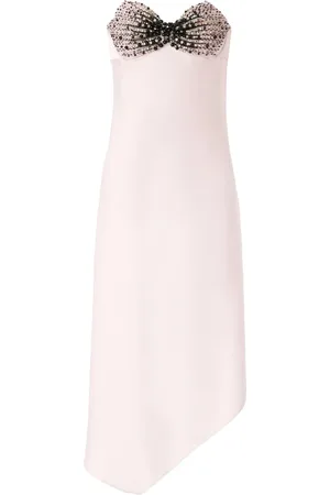 GENNY Vestido midi palabra de honor