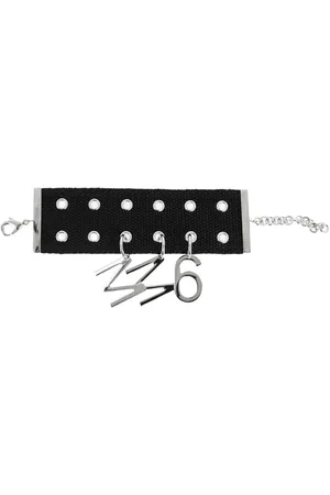 Maison Margiela Pulsera con charm del logo