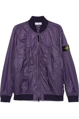 Stone Island Chaqueta bómber con parche del logo