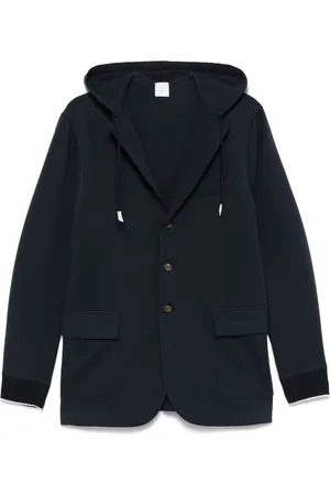 ELEVENTY Blazer con capucha y botones