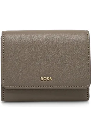 HUGO BOSS Cartera plegable con placa y logo