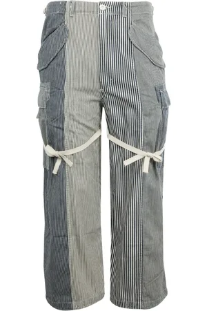 R13 Pantalones capri estilo cargo