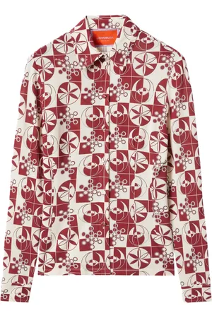 La DoubleJ Camisa con motivo geométrico