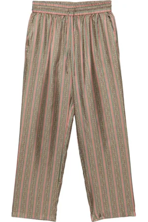 Drôle de Monsieur Pantalones Le Pantalon Rayure Fleuries
