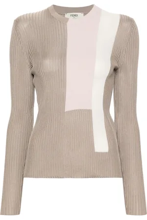 Fendi Jersey con diseño colour block