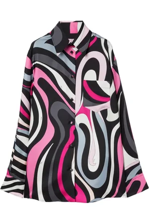 Puccini Camisa con estampado Marmo