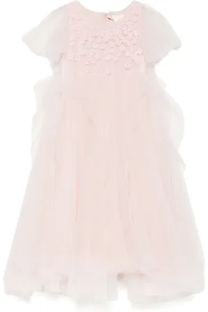 Maison Ava Vestido con apliques florales