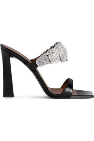 Giuseppe Zanotti Sandalias de piel con detalle de strass y tacón de 105 mm