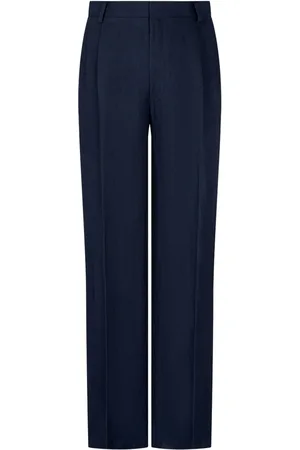 MAN ON THE BOON. Pantalones anchos de lino