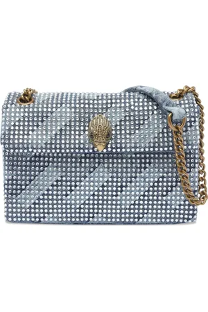 Kurt Geiger Bolso de hombro Kensington vaquero con apliques